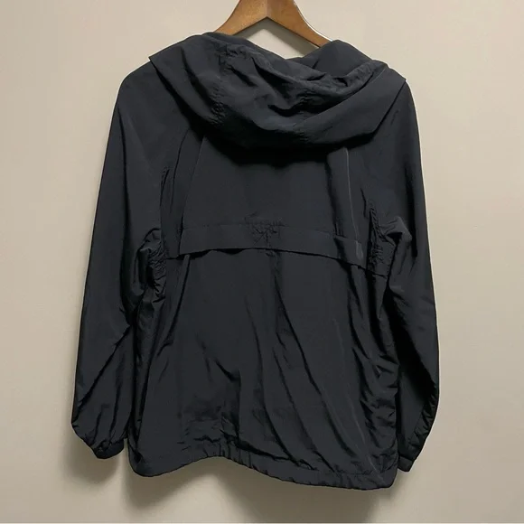 Roots Outdoors Black Nylon Windbreaker Men Women Large - Picture 12 of 13